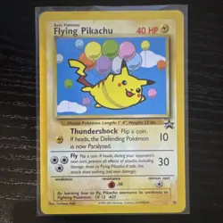 Flying Pikachu Promo Card 25 Wotc Promo LP - Image 1