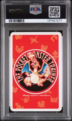 1996 POKEMON RED VERSION PLAYING CARDS 4 OF SPADES #073 TENTACRUEL PSA 10 - Image 2