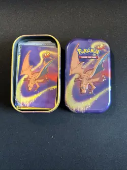 Pokemon TCG Lot Charizard Kanto Powers Mini Tin 15+ Cards W Insert - Image 1