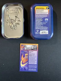 Pokemon TCG Lot Charizard Kanto Powers Mini Tin 15+ Cards W Insert - Image 4