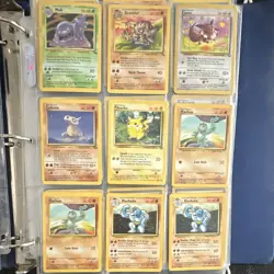 Pokemon TCG Base Set 1999 Wizards Of The Coast Binder Lot over 100 Cards HOLO - Image 4