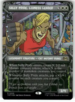 Sally Pride, Lioness Leader (Showcase) 225 NM Foil MTG TMT Magic - Image 1