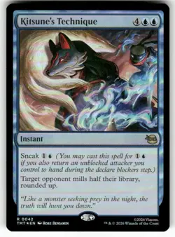 Kitsune's Technique 42 NM Foil MTG TMT Magic - Image 1