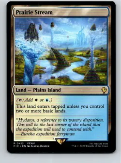 Magic the Gathering Prairie Stream Final Fantasy Commander MTG Free Shipping! - Image 1