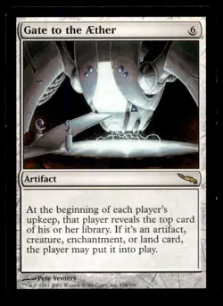MTG Gate to the Aether LP Light Play Mirrodin [789] - Image 1