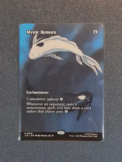 MTG Mystic Remora - Borderless - TLE - Near Mint+ Condition - Image 1