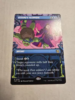 Kitsune's Technique (Showcase) - 229 - TMT - NM - MTG Magic the Gathering - Image 1