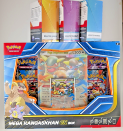Lot of 4 Pokemon - Mega Kangaskan Ex Box + 3 Booster Bundle (Destin, JTG, SSP) - Image 3
