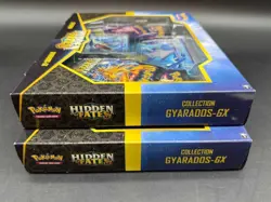 Lot of (2) Pokemon TCG Hidden Fates Collection Gyarados GX Sealed - Image 2