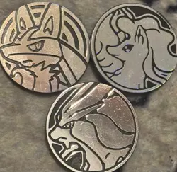 Tcg 18 pokemon Big and Small coin lot - Image 3