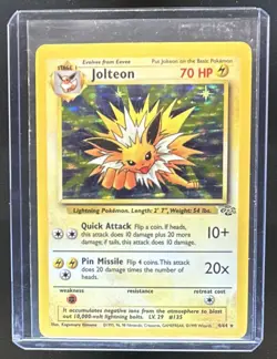 1999 Pokemon Jungle Jolteon #4/64 - Image 1