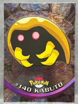 2000 Topps Pokemon TV Animation Edition Series 3 Silver Foil #140 Kabuto - Image 1