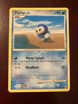 Piplup 71/100 Diamond & Pearl Majestic Dawn Regular Common 2008 Pokemon TCG Card - Image 1