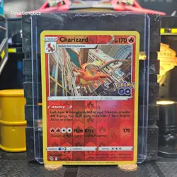 Charizard Pokemon Go Reverse Holo Pokemon TCG 010/078 Rare - Image 1