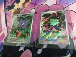 Haunter & Bulbasaur Stamped Mega Evolutions Promo Lot Illustration Rare Pokemon - Image 1