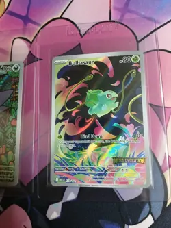 Haunter & Bulbasaur Stamped Mega Evolutions Promo Lot Illustration Rare Pokemon - Image 3