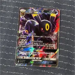 Pokemon Umbreon GX SM Base Set Ultra Rare Full Art 80/149 Holo 200 HP English - Image 1