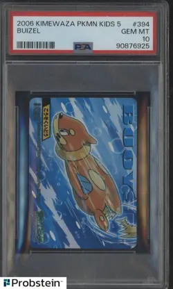 2006 Kimewaza Pokemon Kids 5 #394 Buizel PSA 10 GEM MINT - Image 1