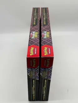 Lot (2) Pokemon Paldean Fates Great Tusk ex & Iron Treads ex Premium Collection - Image 2