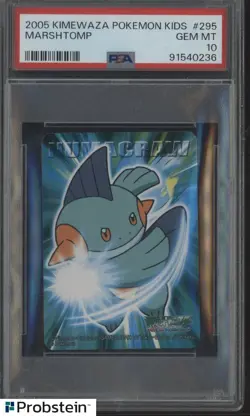 2005 Kimewaza Pokemon Kids #295 Marshtomp PSA 10 GEM MINT - Image 1