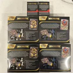 Pokemon Mega Evolution ETB Set of 4 And 2 Booster Bundles Factory Sealed - Image 3