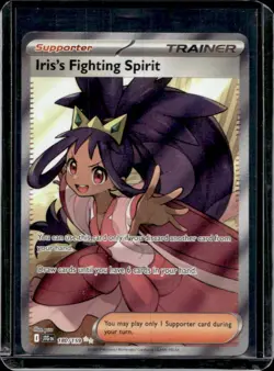 2025 Pokemon Journey Together Iris's Fighting Spirit #180/159 - Image 1
