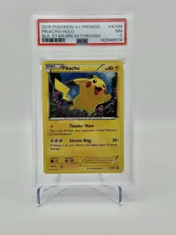 2015 POKEMON XY BLACK STAR PROMOSXY89 PIKACHU-HOLO BREAKTHROUGH - Image 1