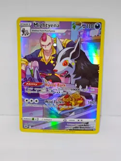 Pokemon TCG Mightyena Sword & Shield - Astral Radiance TG09/TG30 Holo Rare NM - Image 1