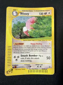 Pokemon TCG: Exeggutor And Blissey - H10/H32 Aquapolis Holo Rare - MP - Image 2