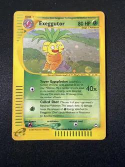 Pokemon TCG: Exeggutor And Blissey - H10/H32 Aquapolis Holo Rare - MP - Image 5