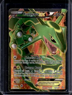 2012 Pokemon Black & White Dragons Exalted Rayquaza #123 - Image 1