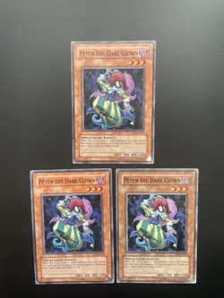 Yugioh Peten The Dark Clown EP1-EN005 Common Unlimited Edition HP X3 - Image 1