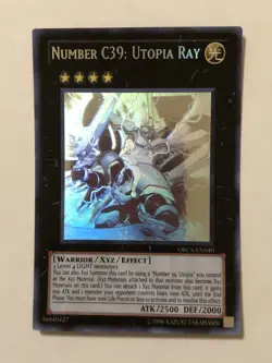 Number C39: Utopia Ray ORCS-EN040 Ghost Rare 1st Ed (NM) Order of Chaos YuGiOh! - Image 4