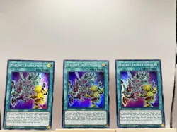 Yu-Gi-Oh! Konami Spell Magnet Induction 1st Ed KICO-FN009 Lot x3 - Image 1
