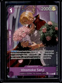 2025 One Piece Legacy of the Master Vinsmoke Sanji Treasure Rare #OP10-063 - Image 1