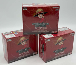 Lot of (3) One Piece OP-13 Carrying On His Will Booster Box Sealed ENGLISH - Image 1