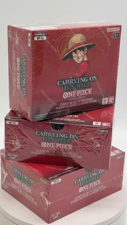 Lot of (3) One Piece OP-13 Carrying On His Will Booster Box Sealed ENGLISH - Image 2