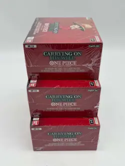 Lot of (3) One Piece OP-13 Carrying On His Will Booster Box Sealed ENGLISH - Image 4