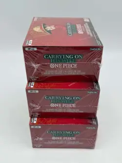 Lot of (3) One Piece OP-13 Carrying On His Will Booster Box Sealed ENGLISH - Image 5