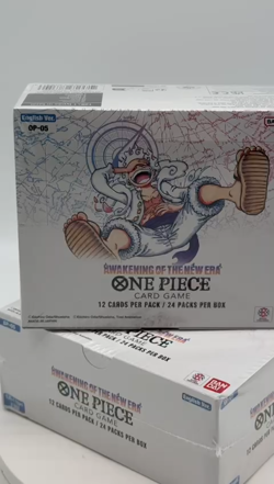 Lot of (2) One Piece ENGLISH OP-05 Awakening of the New Era Booster Box Sealed - Image 2