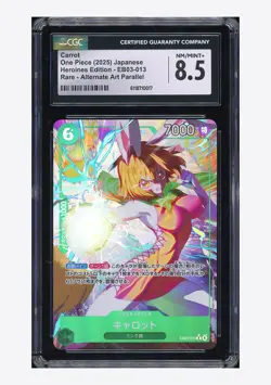 One Piece CGC 8.5 Carrot R Alternate Art 2025 EB03-013 EB03 Japanese - Image 1