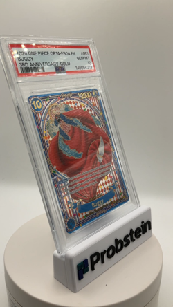 2026 One Piece OP14-EB04 EN 3rd Anniversary Gold #051 Buggy PSA 10 GEM MINT - Image 2