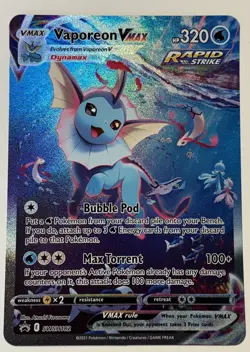 JUMBO Vaporeon VMAX SWSH182 JUMBO Cards Holo - Image 1