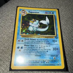 ORIGINAL VAPOREON POKEMON CARD | GREAT CONDITION | COLLECTOR OWNED - Image 1