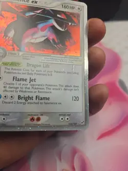 2005 Salamance EX 103/107 Deoxys Holo Rare Pokemon TCG Card See Pictures - Image 3