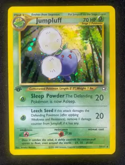 Pokemon Card: 1st Edition Jumpluff Holo Neo Genesis (EX) - Image 1