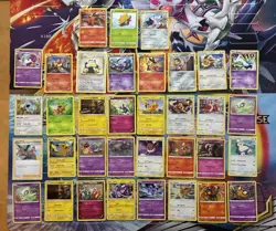 Pokemon Card Lot Non Promos Etc Pikachu Celebi Eevee Snorlax Mewtwo 35 Cards - Image 1