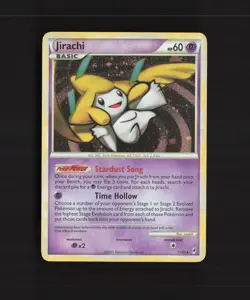 Jirachi 11/95 Call of Legends Holo Rare SWIRL Pokemon Card LP - Image 1