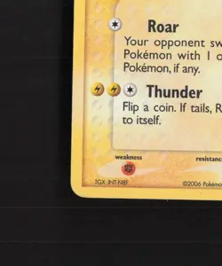 Raikou 3/17 POP Series 2 Holo Rare SWIRL Pokemon Card LP - Image 5