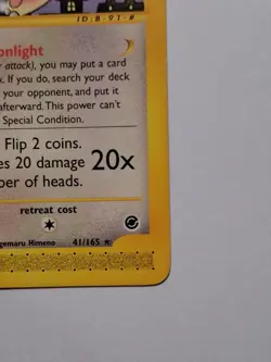 Pokemon TCG Cards Clefable 41/165 Expedition Rare - Image 4